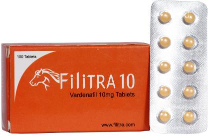 Filitra 10mg Tablets, For Erectile Dysfunction