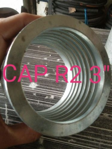 Silver 3 Inch BSP Threaded Cap, For Pipe Fittings, Feature : Durable, Excellent Quality