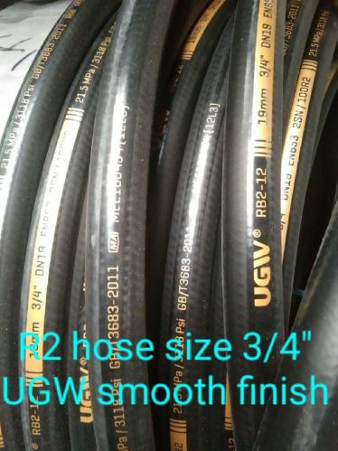 Round High UGW 3/4 Inch Hydraulic Hose Pipe, For Industrial Use, Specialities : Perfect Finish