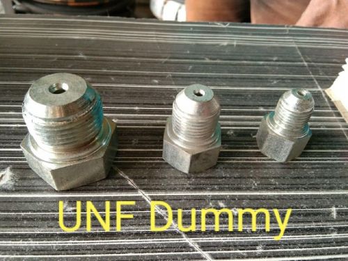 Polished Metal UNF Dummy Plug, For Pipe Fittings