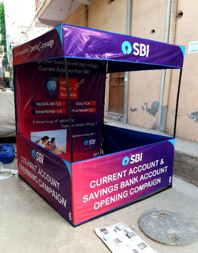 Printed PVC SBI Promotional Canopy, Technics : Machine Made