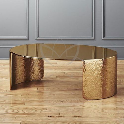 Brass Oval Table, For Restaurant, Hotel, Home, Pattern : Plain