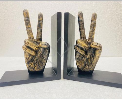 Polished Plain Metal Victory Bookend, Size : Standard