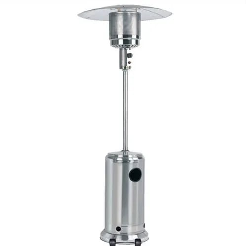 Gas Stainless Steel LPG Outdoor Heater, Color : Silver