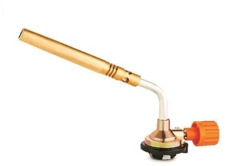 Refrigeration Heating Torch, Color : Golden, Metallic