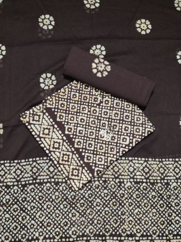 Unstitched Cotton Suit, Gender : Female