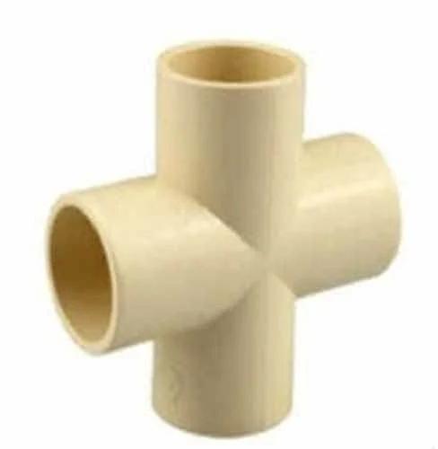 CPVC Cross Tee, For Fine Finishing, Excellent Quality, Corrosion Proof, Durable, Size : 1/2 Inch