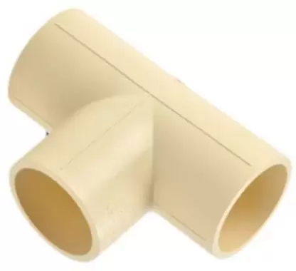 CPVC Tee, For Fine Finishing, Excellent Quality, Corrosion Proof, Durable, Size : 1/2 Inch, 1 Inch