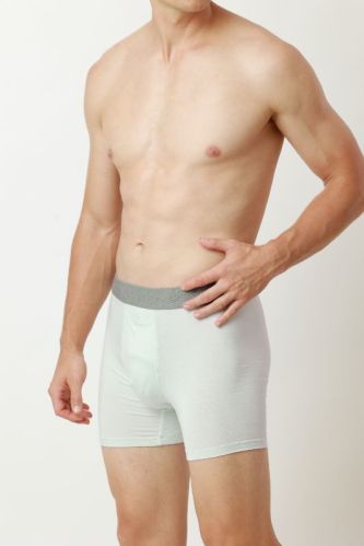 Bamboo Fibre KNG White Underwear (Boxer), Gender : Male