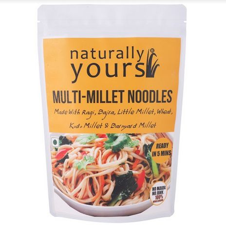 Naturally Yours Multi-Millet Noodles, Packaging Size : 180 Gm