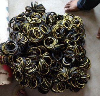 Black SWR Pipe Rubber Rings, Shape : Round