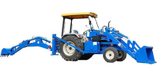 Semi Automatic Tractor Backhoe Loader, For Construction