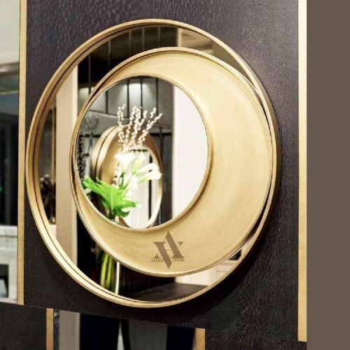 Urban Metal Glass Designer Wall Mirror