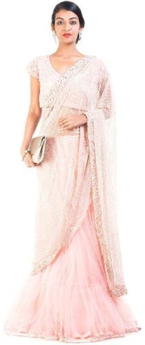 Unstitched Lehenga Saree, Age Group : Adults