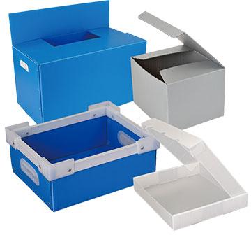 Blue PP Foldable Box With Belt, For Industrial