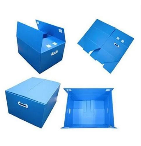 Polypropylene PP Plain Foldable Box, For Packaging, Shape : Rectangle