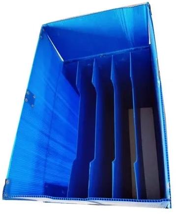 Rectangle Polypropylene PP Rectangular Foldable Box, For Industrial Use, Pattern : Plain