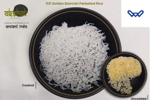 1121 Golden Parboiled Basmati Rice, For Cooking, Variety : Long Grain