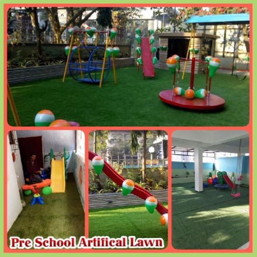 Preschool Artificial Lawn Grass, For Garden, Size : Multisize