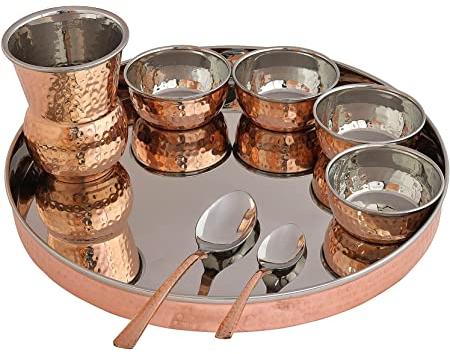 Multishape Copper Crockery Set, Feature : Good Quality