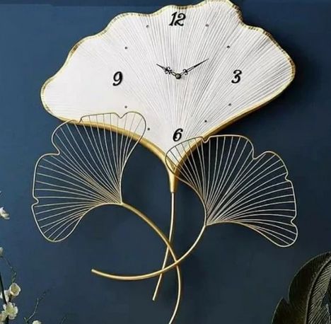 Leaf Wall Art Clock, Display Type : Analog