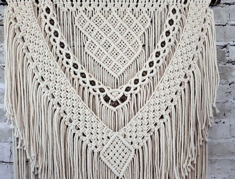 Macrame Curtain, Technics : Machine Made