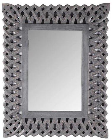 Glossy Glass Rectangle Wall Mirrors, For Bathroom