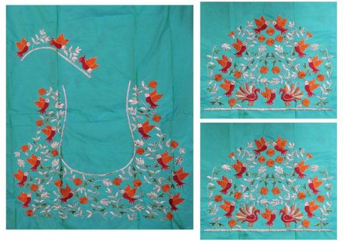 Trendy Blouse Designs For Pattu Sarees, Size : Unstitched