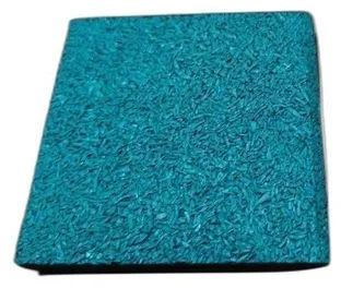 Pain Blue Rubber Floor Mat
