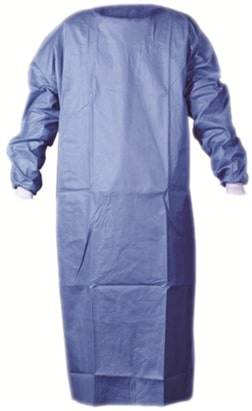 Cotton Surgical Gown, For Hospital, Technics : Machine Made