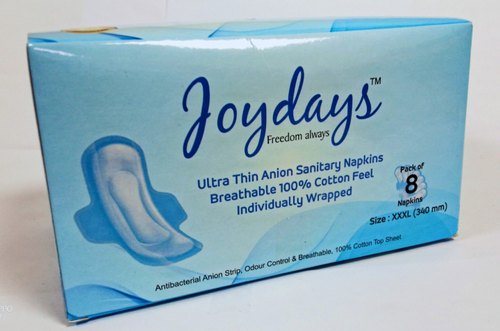 Winged Cotton Joydays XXXL Sanitary Napkins, Style : Disposable