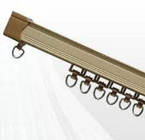 Hand Operated Cubicle Power Coated Aluminium Curtain Track