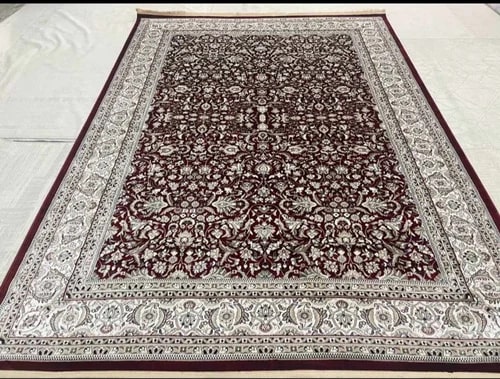 Rectangular Silk Turkish Floor Carpet, For Home, Pattern : Printed