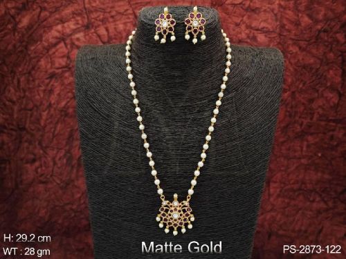 Polished Kemp Pendant Set, Packaging Type : Plastic Packet