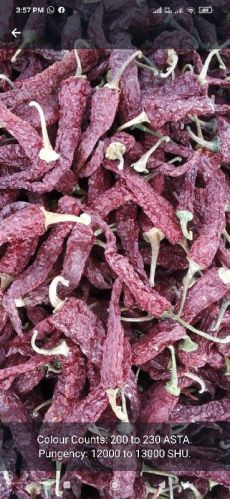 Organic Raw Dried Red Chili, For Spices, Form : Solid
