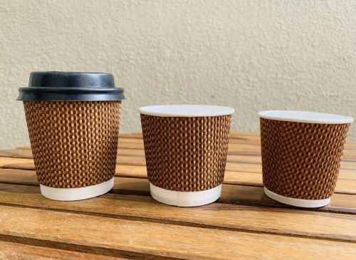 Ripple Paper Cup For Coffee, Cold Drinks, Event, Food, Ice Cream