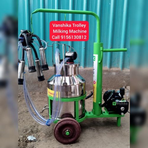 Vanshika P1T1 Nano Milking Machine, Color : Grey, Green