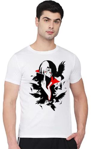 Cotton Printed TShirt, Size : L, M, XL, XXL