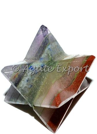 Chakra Bonded Merkab Star, Size : 18-22mm