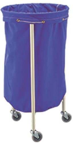 Round Stainless Steel Hospital Linen Trolley, Feature : Anti Corrosive, Eco-Friendly, Shiny Look