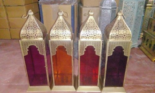 Polished Decorative Hanging Lantern, For Wedding, Lighting, Decoration, Size : 50x50x55cm, 55x55x60xm