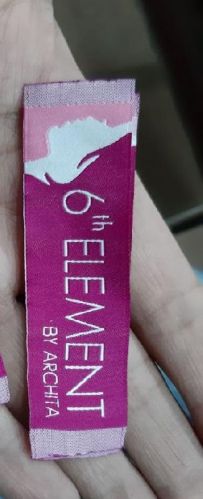 Embroidered Polyester Kurti Neck Label For Garments