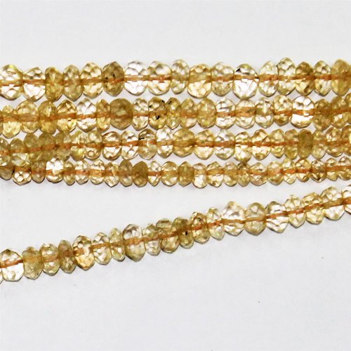 Citrin Button, Color : Golden