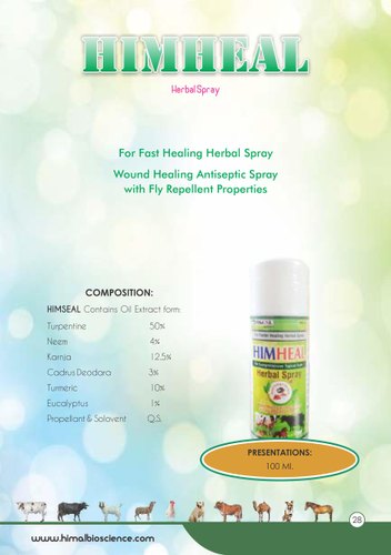 Himheal Antiseptic Herbal Spray, Packaging Size : 100 ML