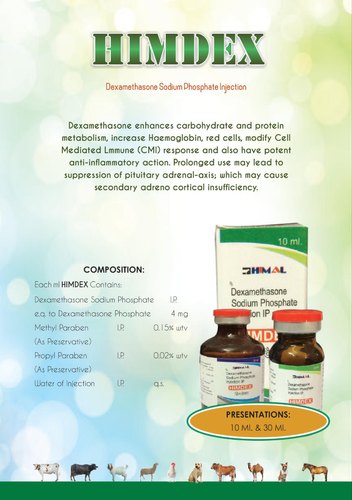 Dexamethasone Veterinary Injection, Packaging Size : Standard