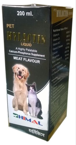Hylactin PET Calcium Syrup, Packaging Size : 200ml
