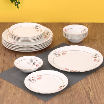 Ceramic Floral Dinner Set