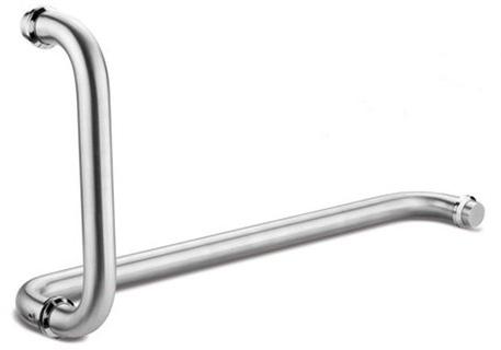 Shower Glass Door Round Handle, Color : Silver