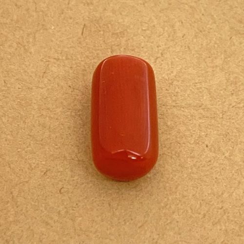 Capsule Red Coral Moonga Gemstone