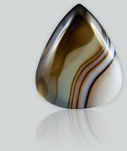 Oval Cabochon Black Sulemani Hakik Agate Stone, Certification : Lab Certified For Authenticity